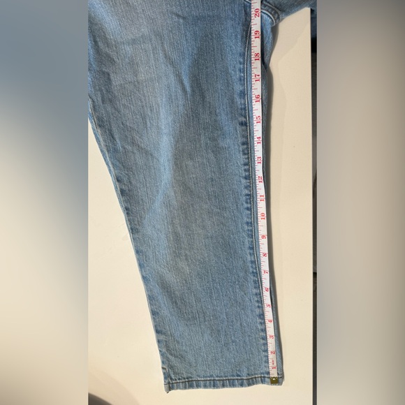 Lauren Ralph Lauren Light Blue Cropped Jeans Size 4 - Picture 12 of 15